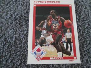 lot 48 image: 50 Clyde Drexler Cards...