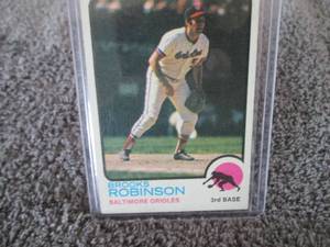 lot 55 image: 1973 Topps Brooks Robinson Card...