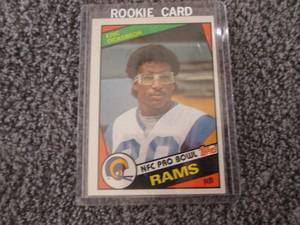 lot 62 image: 1984 Topps Eric Dickerson Rookie Ca...
