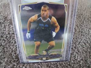 lot 63 image: 2014 Topps Chrome Anthony Barr Rook...