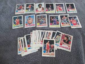 lot 68 image: 40 1977-78 Topps Basketball Cards...
