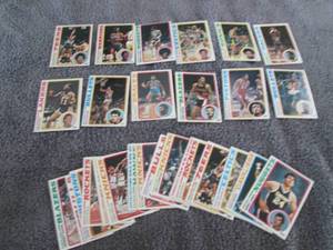 lot 82 image: 1978-79 Topps Basketball Cards...