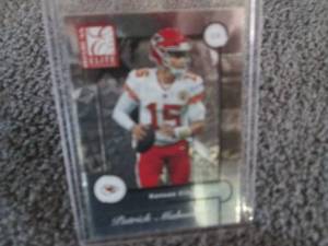 lot 93 image: 2021 Donruss Elite Patrick Mahomes ...