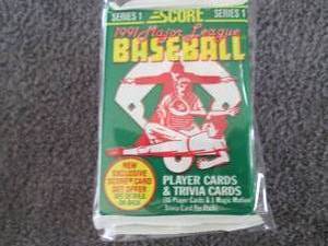 lot 106 image: 7 1991 Score Baseball Packs...