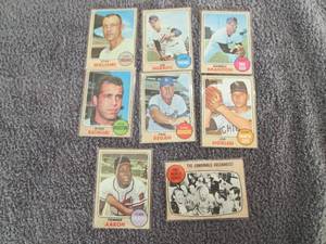 lot 108 image: 1968 Topps Baseball Cards...