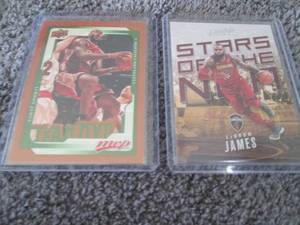 lot 117 image: 2 LeBron James Cards...