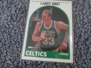 lot 118 image: 35 Larry Bird Cards...