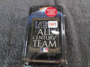 lot 148 image: MLB All Century Team VHS Video...