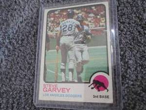 lot 152 image: 1973 Topps Steve Garvey Card...