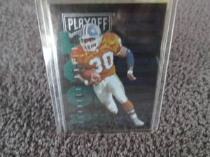 lot 156 image: 1995 Ultra Terrell Davis Rookie Car...