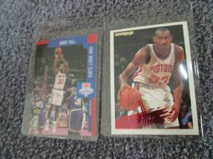 lot 163 image: 2 Grant Hill Rookie Cards...