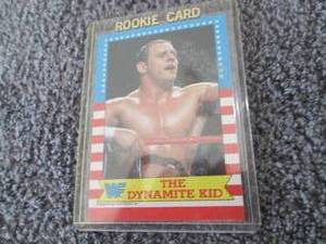 lot 166 image: 1987 Topps Dynamite Kid  British B...