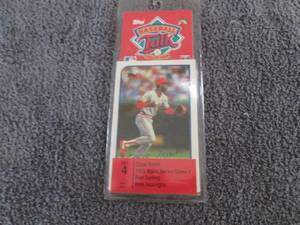 lot 169 image: 1989 Topps Baseball Talk Set 4...