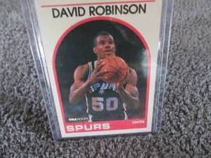 lot 171 image: 1989 Hoops David Robinson Rookie Ca...