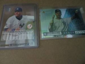 lot 172 image: 2 Derek Jeter Cards...