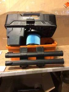 RIDGID 4.5 Gallon 5.0-Peak HP ProPack WetDry Shop Vacuum&nbsp&nbspCustomer Returns See Pictures