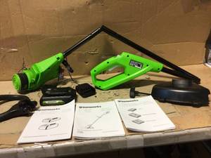 Greenworks 10 in.24V Battery Cordless TORQDRIVE String Trimmer&nbsp&nbspCustomer Returns See Pictures