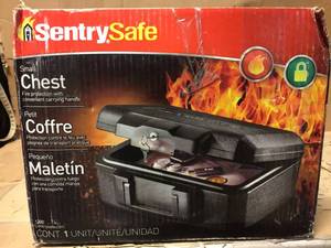 SentrySafe 0.18 cu. ft. Fireproof Safe Box&nbsp&nbspCustomer Returns See Pictures