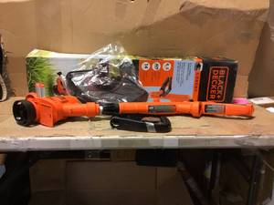 BLACKDECKER 14 in. 6.5-Amp Corded Electric Straight Shaft Single Line 2-in-1 String Grass TrimmerLawn Edger&nbsp&nbspCustomer Returns See Pictures