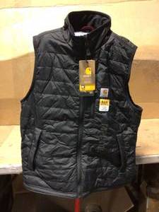 Carhartt Mens Medium Black Cordura Nylon Gilliam Vest&nbsp&nbspCustomer Returns See Pictures