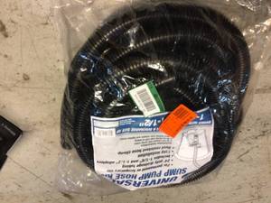Superior Pump 24 ft. Poly Universal Discharge Sump Pump Hose Kit&nbsp&nbspCustomer Returns See Pictures