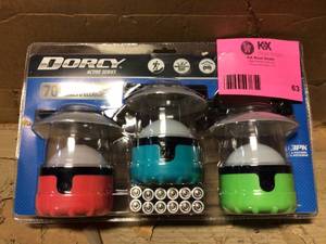 Dorcy Mini LED Flashlight Lantern Set (3-Pack)&nbsp&nbspCustomer Returns See Pictures