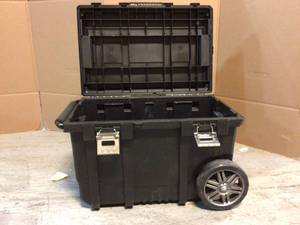 Husky 26 in. Connect Rolling Tool Box Black&nbsp&nbspCustomer Returns See Pictures