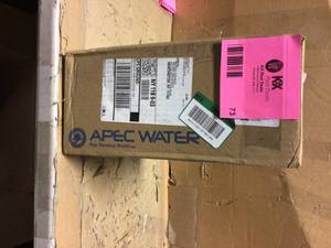 APEC Water Systems CS-Series Easy Install High Capacity Under-Counter Water Filtration System&nbsp&nbspCustomer Returns See Pictures