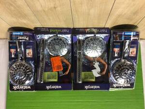 Waterpik 12-spray 5 in. High PressureDual Shower Head and Handheld Shower Head in Chrome&nbsp&nbspCustomer Returns See Pictures
