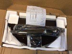 Homecraft Furniture Espresso Storage End Table&nbsp&nbspCustomer Returns See Pictures