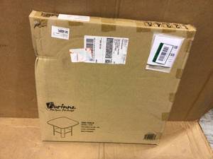 Furinno Simple Design French Oak Grey End Table&nbsp&nbspCustomer Returns See Pictures