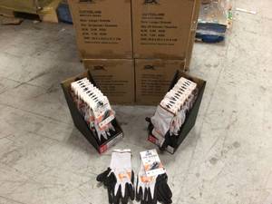 4 Cases of New Mens Cut Series Gloves  assorted sizes see pictures