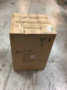 lot 114 image: 24 in. Gold Indoor Table Lamp with Champagne Jeweled Blossom Shade by River of Goods Customer Returns See Pictures