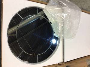 lot 33 image: StyleWell Medium Round Classic Mirror (29 in. Diameter) &nbspCustomer Returns See Pictures
