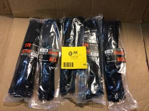 lot 49 image: 14 in. Multi-Purpose UV Cable Ties in Black (100-Pack) &nbspCustomer Returns See Pictures