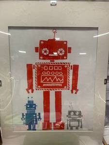 IKEA Robot Artwork 19� X 27�