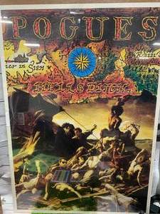 Vintage 1970s Punk Pogues Hell Ditch Poster 2� X 3�
