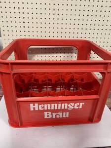 Henninger Brau Plastic Beer Crate 13� X 17�