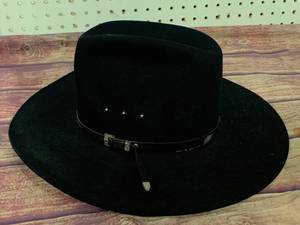 Black Resistol 007 Tombstone Hat Size 7 58