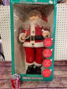 Vintage Telco Illuminated Christmas Santa Claus 26� Tall
