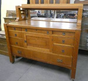 Beautiful heavy solid wood Buffet