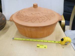 Nice terra cotta roaster