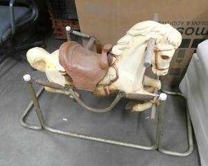 Kids jumpy horse works good just needs a little cleanup