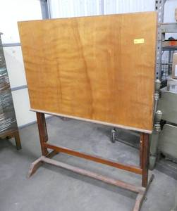 Vintage Wood Drafting board, tilts to whatever angle you want it to be at for comfortable drawing