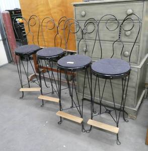 4 high parlor chairs, very good condition