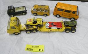 Group of old tonka toys and others