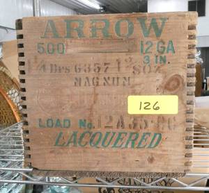 Vintage Remington ammo crate