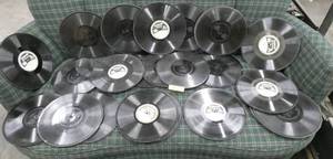 Group of 25 Edison Records 78 rpm, I cant believe how thick these are, a solid 14