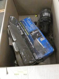 100W outdoor light fixture new in box and a Bodine motor