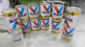 12 Valvoline quart jars of 10W-40 oil